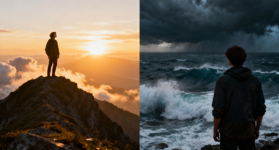 Everything is possible, everything is impossible  until faith decides.